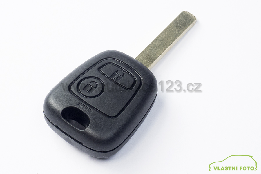 Náhradní obal auto klíče CITROEN se 2 tlačítky Berlingo C2 C3 C5 C6