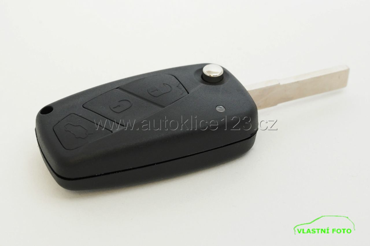 Nahradni obal vystrelovaci auto klic FIAT 3 tlacitka